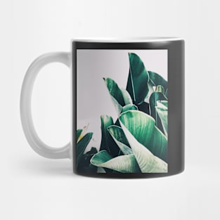 Leaves, Tropical leaves, Leaf, Modern art, Wall art, Print, Minimalistic, Modern, Scandinavian print Mug